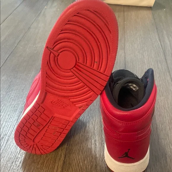 Nike Air Jordan 1 High “Red Black” Sneakers - Picture 6 of 11